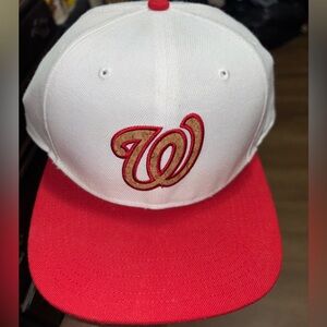 Classic Red and White Baseball Cap